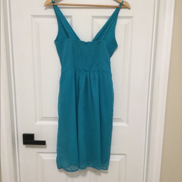 Vero Moda turquoise knee length dress - Picture 2 of 2